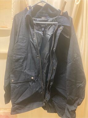 Izod Navy Blue Men's Hooded Field Jacket